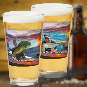 プエルトサンセット魚釣り1739ビール タンブラーグラス