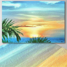 プエルトサンセット1557キャンバスアートプリント