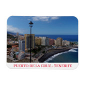 プエルトデラクルステネリフェ冷蔵庫用マグネット マグネット (横)