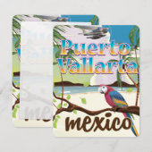 プエルトバジャルタ メキシコ ビーチ 旅行 ポスター (正面/裏面)