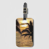 プエルトバラルタゴールデンサマーサンセット ラゲッジタグ (正面縦)