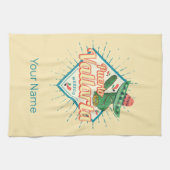 プエルトバラルタジャリスコメキシコ踊りサボテン キッチンタオル (横)