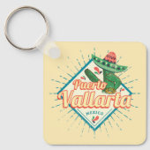 プエルトバラルタジャリスコメキシコ踊りサボテン キーホルダー (正面)