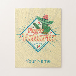 プエルトバラルタジャリスコメキシコ踊りサボテン ジグソーパズル