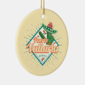 プエルトバラルタジャリスコメキシコ踊りサボテン セラミックオーナメント (右)