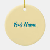 プエルトバラルタジャリスコメキシコ踊りサボテン セラミックオーナメント (裏面)