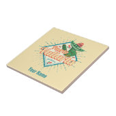 プエルトバラルタジャリスコメキシコ踊りサボテン タイル (側面)