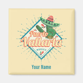 プエルトバラルタジャリスコメキシコ踊りサボテン マグネット