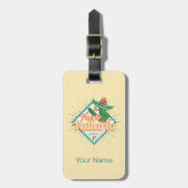 プエルトバラルタジャリスコメキシコ踊りサボテン ラゲッジタグ (正面縦)