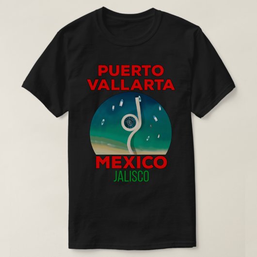 プエルトバラルタジャリスコメキシコ2 Tシャツ (デザイン正面)