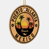 プエルトバラルタメキシコビーチ。メキシカンプラヤ セラミックオーナメント (右)