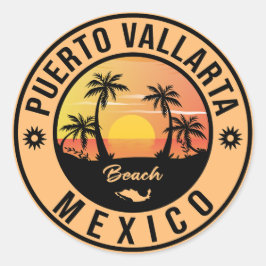 プエルトバラルタメキシコビーチ。メキシカンプラヤ ラウンドシール