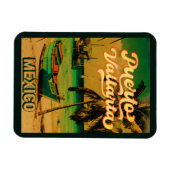 プエルトバラルタメキシコヴィンテージお土産60s マグネット (横)