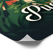 プエルトバラルタメキシコヴィンテージトラベル ポスター (角)