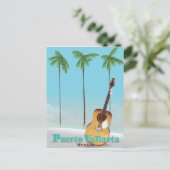 プエルトバラルタメキシコ旅行ポスター ポストカード (スタンド正面)