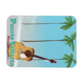 プエルトバラルタメキシコ旅行ポスター マグネット (横)