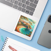 プエルトバラルタメキシコ3インチビニールステッカー シール (ノートパソコンとiPhone)