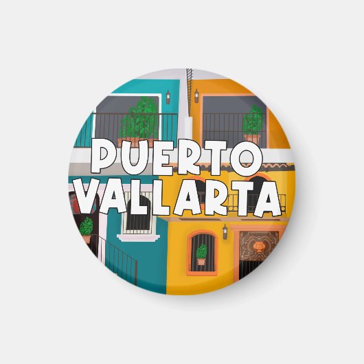 プエルトバラルタメキシコ マグネット (正面)