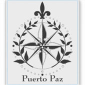 プエルトパズノートパソコンステッカー シール (正面)