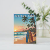 プエルトビエホデタラマンカコスタリカ ポストカード (スタンド正面)