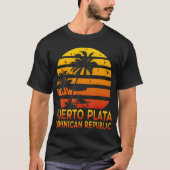 プエルトプラタスーベリードミニカ共和国の夏 Tシャツ (正面)