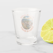 プエルトプラタドミニカ共和国サンセットレトロ ショットグラス (裏面)