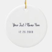 プエルトプラタドミニカ共和国レトロパームツリーズ セラミックオーナメント (裏面)