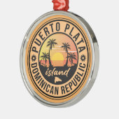 プエルトプラタドミニカ共和国 メタルオーナメント (左)