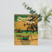 プエルトプラタドミニカ共和国 – ヴィンテージ土産 ポストカード (スタンド正面)