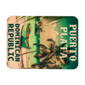 プエルトプラタドミニカ共和国 – ヴィンテージ土産 マグネット (横)