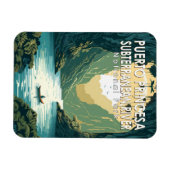 プエルトプリンセササブラディバーナショナルパーク マグネット (横)