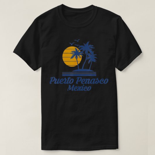 プエルトペナスコメキシコビーチメキシコ観光客スヴェン Tシャツ (デザイン正面)