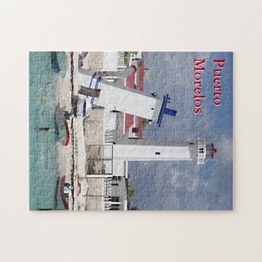 プエルトモレロス州の灯台 ジグソーパズル (横)