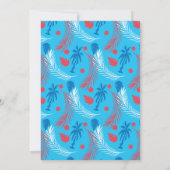 プエルトリカトロピカルヒスパニックバースデーパーティー 招待状 (裏面)