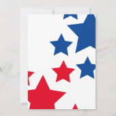 プエルトリカヒスパニックラテン誕生日パーティブルー 招待状 (裏面)