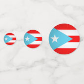 プエルトリカフラッグズステッカー コンフェッティ (正面)