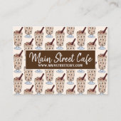 プエルトリカフードキュイジーヌアロズコンダルセートデザート 名刺 (正面)