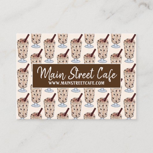 プエルトリカフードキュイジーヌアロズコンダルセートデザート 名刺 (正面)