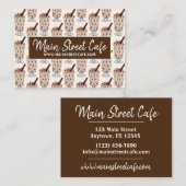 プエルトリカフードキュイジーヌアロズコンダルセートデザート 名刺 (正面/裏面)