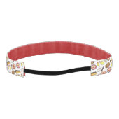 プエルトリカフードキュイジーヌラブプエルトリコグルメ アスレチックヘッドバンド (裏面)