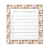 プエルトリカフードキュイジーヌラブプエルトリコグルメ ノートパッド (正面)