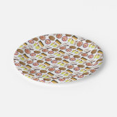 プエルトリカフードキュイジーヌラブプエルトリコグルメ ペーパープレート (アングル)