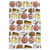 プエルトリカフードキュイジーヌラブプエルトリコグルメ ミディアムペーパーバッグ (正面)