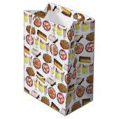 プエルトリカフードキュイジーヌラブプエルトリコグルメ ミディアムペーパーバッグ (裏面アングル)