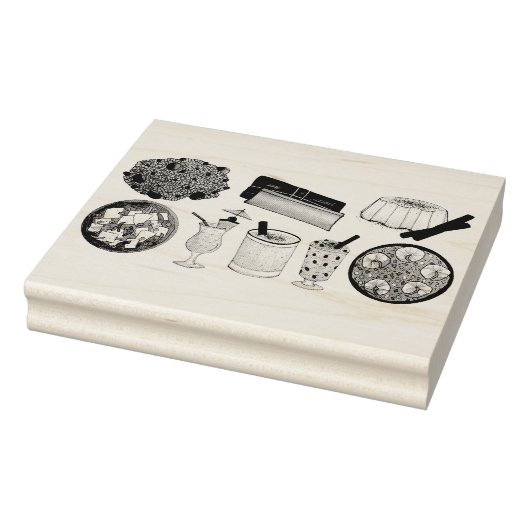 プエルトリカフードキュイジーヌラブプエルトリコグルメ ラバースタンプ (スタンプ)