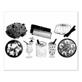 プエルトリカフードキュイジーヌラブプエルトリコグルメ ラバースタンプ (インプリント)