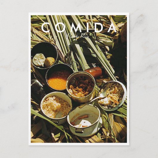 プエルトリカフード,歴史,プエルトリコ ポストカード (正面)