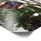 プエルトリカプライドニューヨークシティブラウンストーンズ フォトプリント (角)