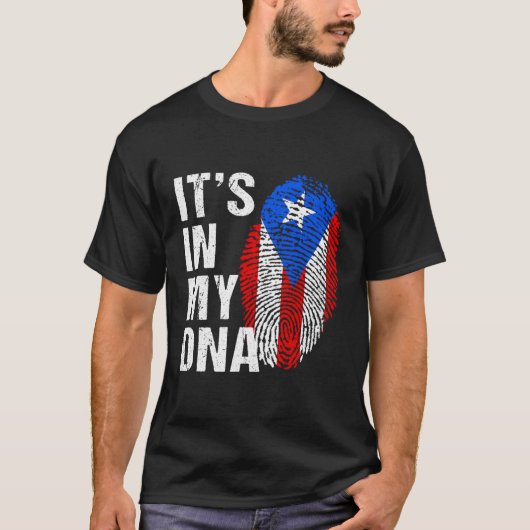 プエルトリカプライドプエルトリコ国旗の愛国心 Tシャツ (正面)
