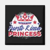 プエルトリカプリンセスキュートボリチャガールプライド マグネット (正面)